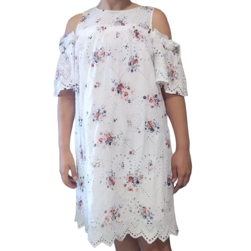 Loft Floral Cold Shoulder Dress!